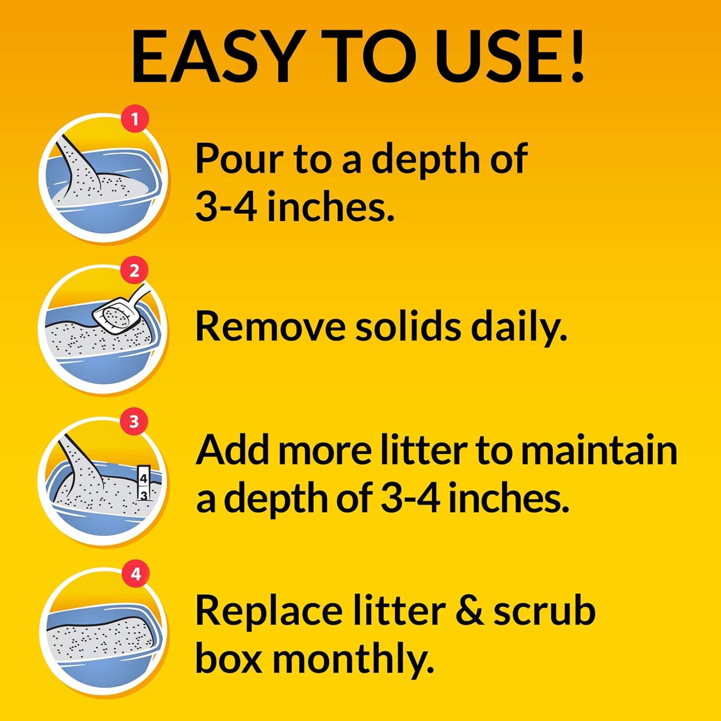 Purina  4-In-1 Strength Clumping Cat Litter