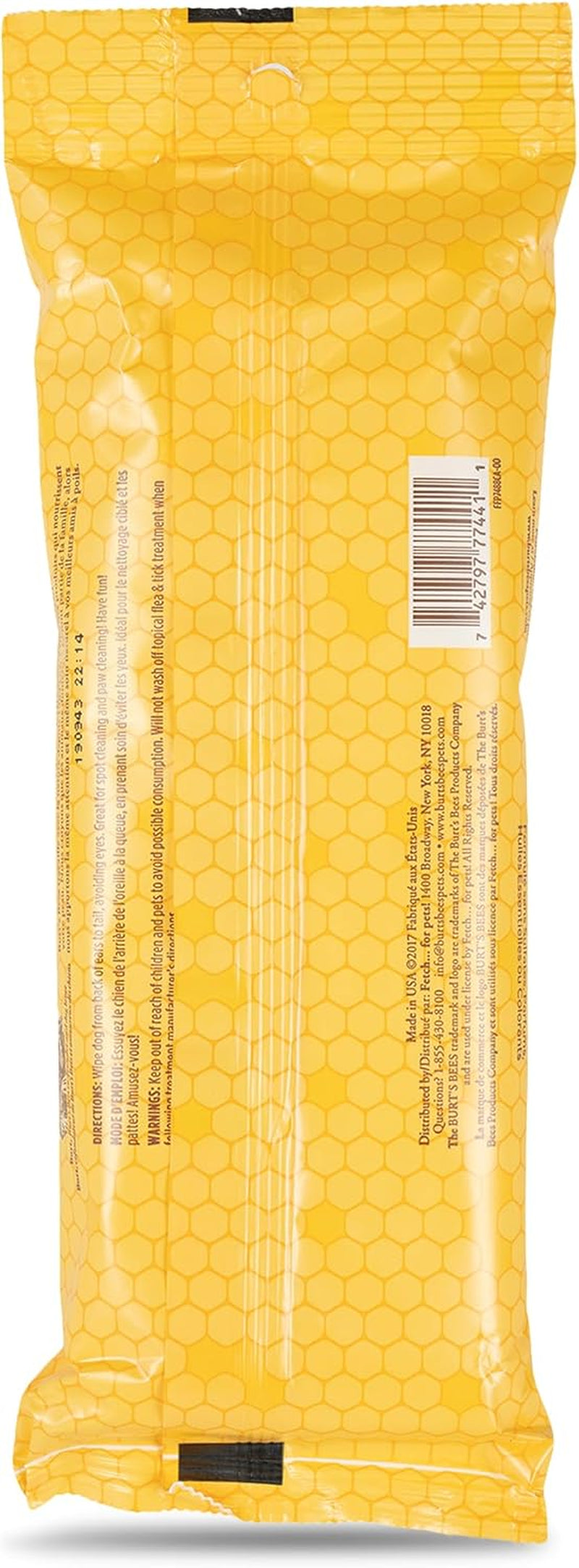 Burt'S Bees for Dogs Multipurpose Grooming Wipes, 50 Ct - Puppy and Dog Wipes for All Purpose Grooming - Burts Bees Wipes, Pet Wipes for Dogs, Puppy Wipes, Dog Face Wipes, Paw Wipes